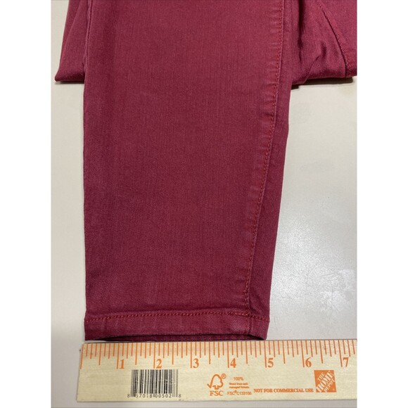 Torrid Jeggings Skinny Ankle Zip Pockets Red Plus Size Pants - Picture 3 of 6